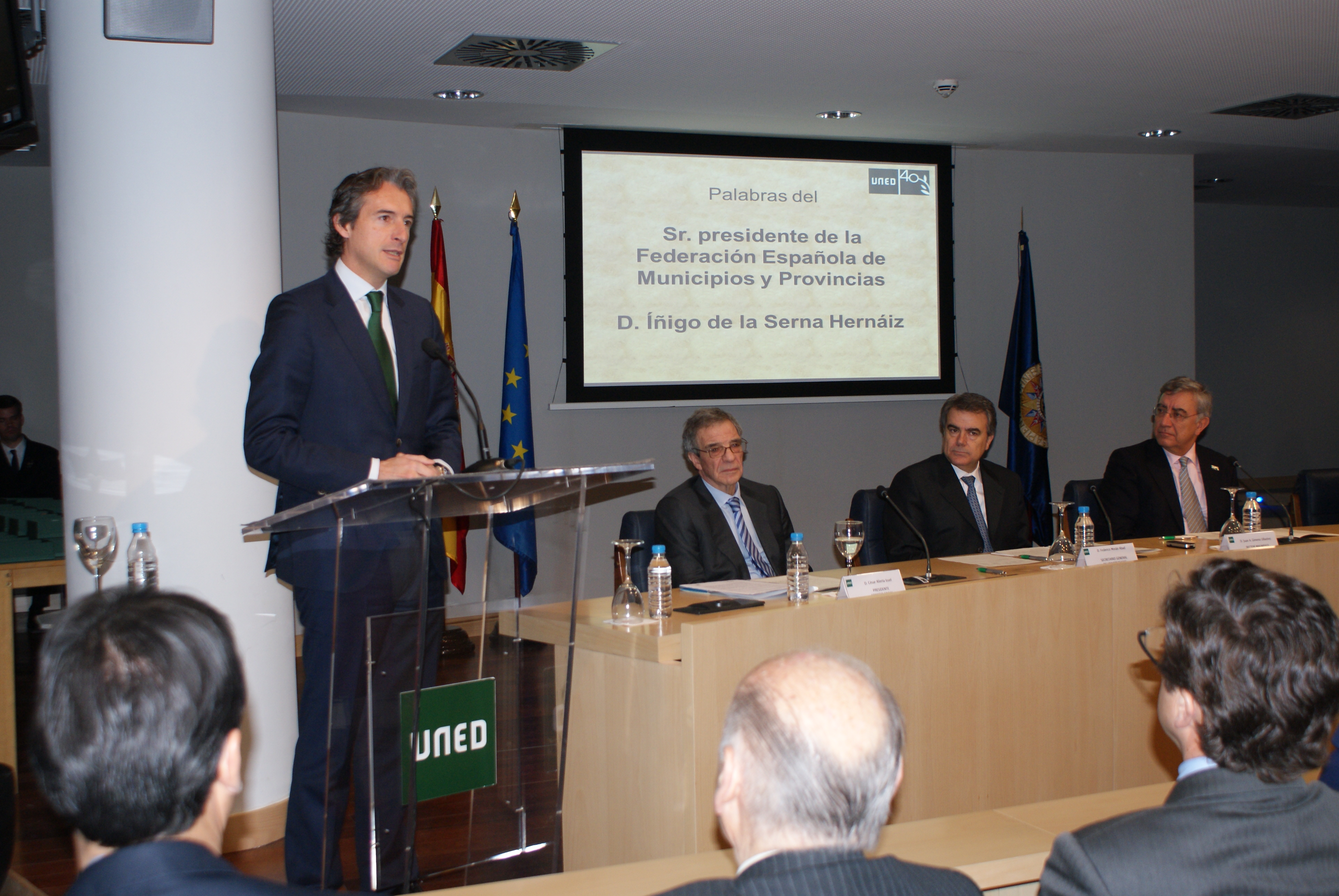 Iñigo de la Serna intervino tras recoger el galardón.